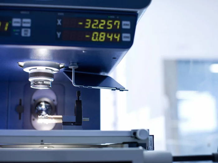 Foto: Gesco: Nahaufnahme einer Maschine mit digitaler Anzeige