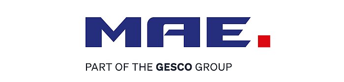 Foto: Gesco: Logo mit dem Schriftzug: Mae