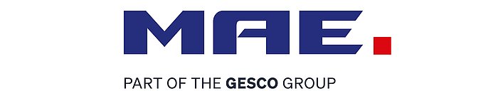Foto: Gesco: Logo mit dem Schriftzug: Mae