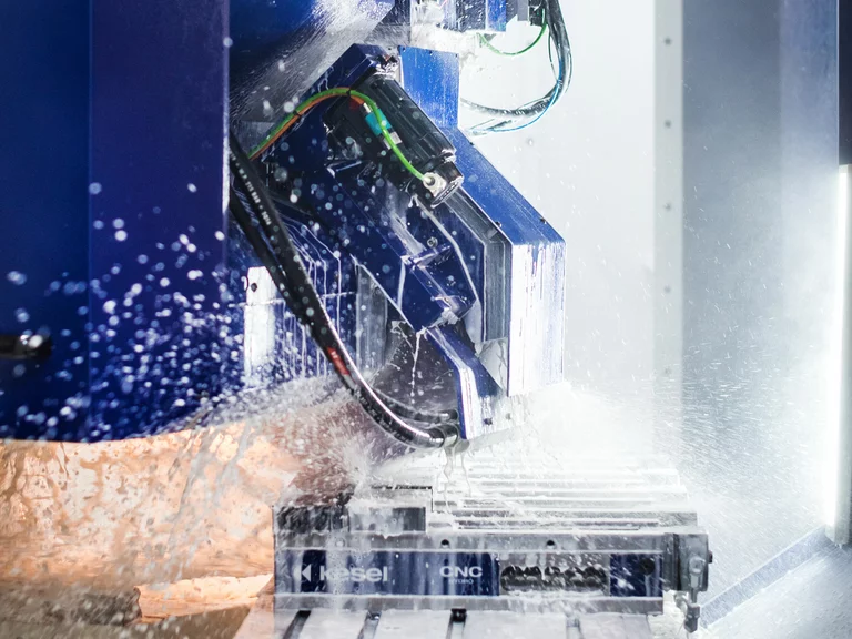 Foto: Gesco: Nahaufnahme einer Fräsermaschine