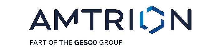 Foto: Gesco: Logo mit dem Schriftzug: Amtrion Values in Motion