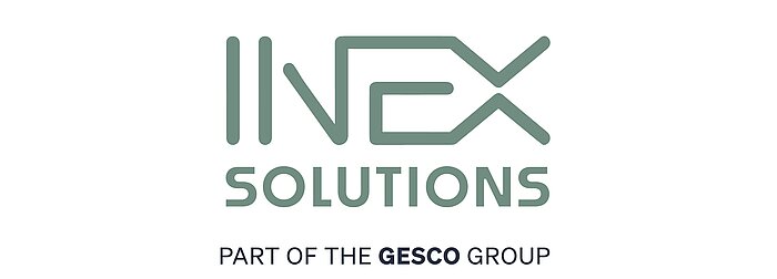Foto: Gesco: Logo mit dem Schriftzug: Inex Solutions Exellence in premium steel